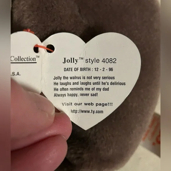 TY Jolly the walrus in beautiful condition with original tag. - Picture 10 of 11